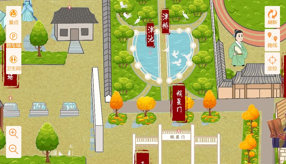 修武手绘地图景区语音讲解导览系统：智慧景区建设的基石